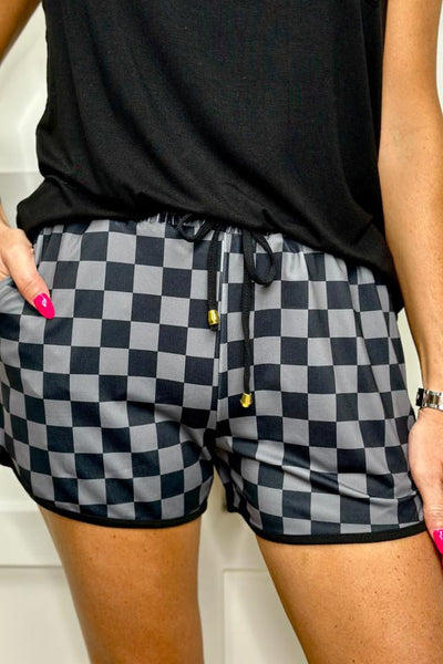 *Preorder* Everyday Shorts - Checkered/ Solid