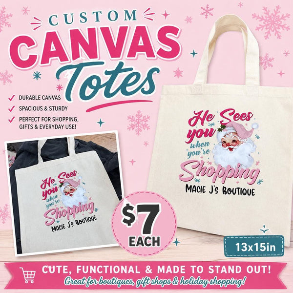 Custom Canvas Tote