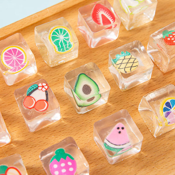 Mini Fruit Ice Cube Squishy *Pre Order* April 6-10 Shipment