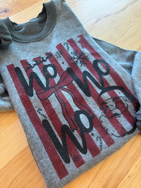 Ho Ho Ho Santa Graphic Sweatshirt