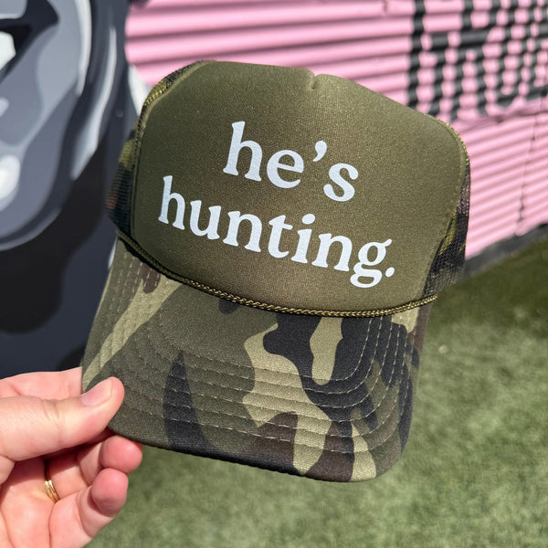 He's Hunting Trucker