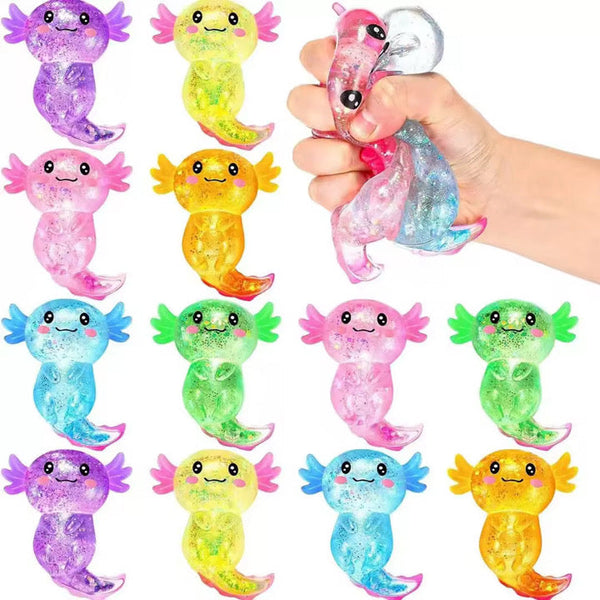 Glitter Axelotl Squishy *Pre Order* April 27-1 Shipment