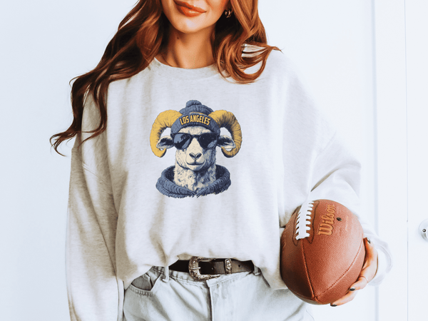 Vintage Rams Football Graphic Crew