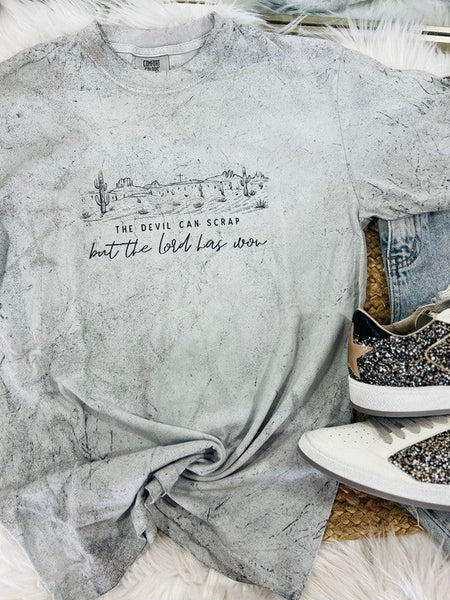 The Devil Can Scrap But The Lord Has Won Tee