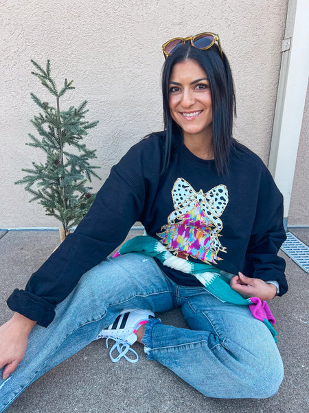 Watercolor Christmas Tree Sweatshirt