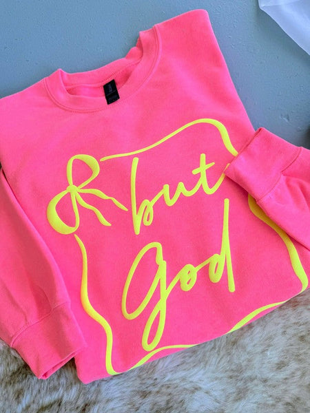 But God Bow Puff Sweatshirt