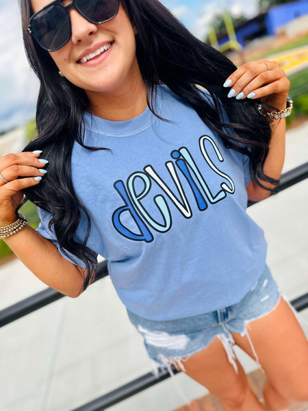 Custom Bubble Mascot Tee