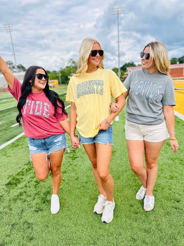 Custom Coquette Bow Varsity Tee