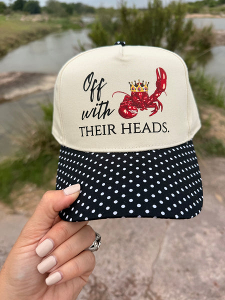 Crawfish King Polka Dot Cap
