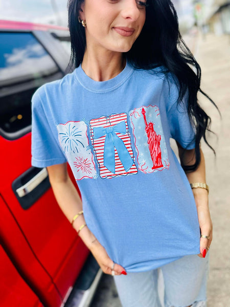 Patriotic Trio DTF Tee