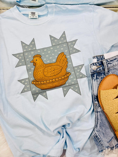 Antique Chicken DTF Tee