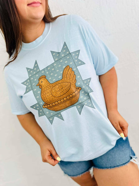 Antique Chicken DTF Tee