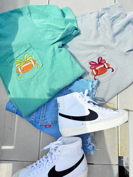 Football Preppy Ribbon Tee