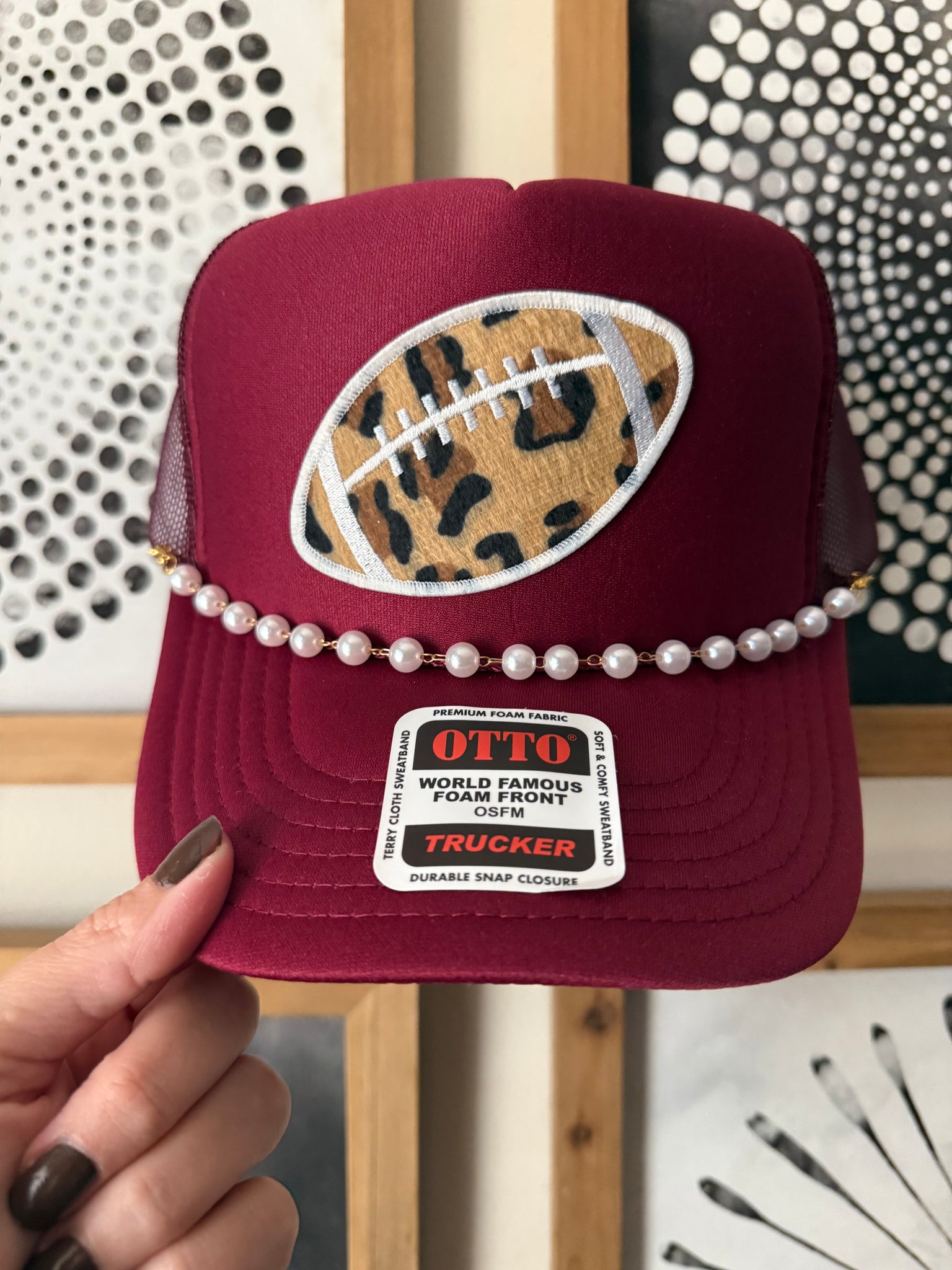 Leopard Football Trucker