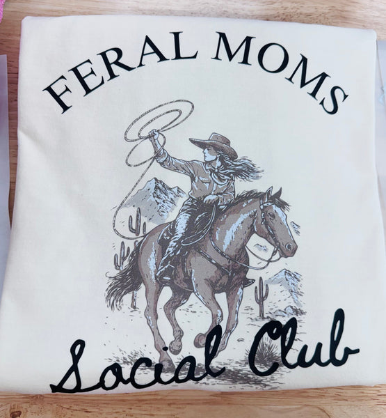 Feral Moms Social Club Graphic Tee