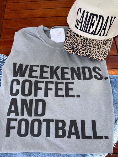 Weekends. Coffee. Football. Tee
