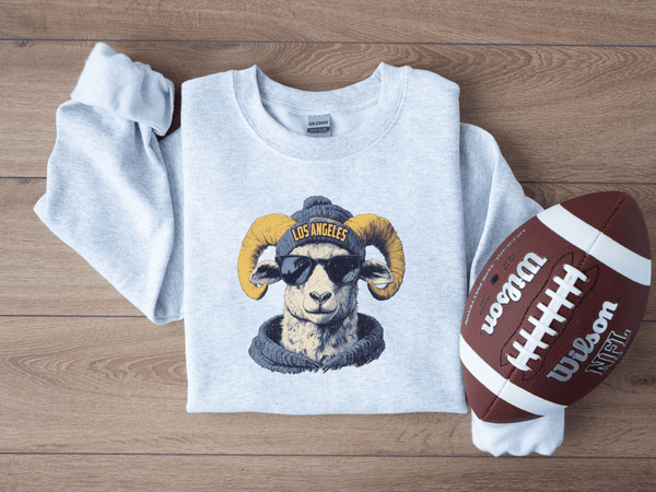 Vintage Rams Football Graphic Crew