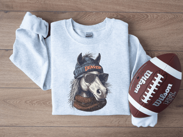 Vintage Denver Football Graphic Crew