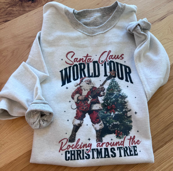 Santa Claus World Tour Graphic Sweatshirt