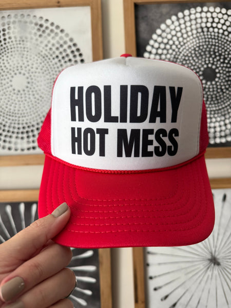 Holiday Hot Mess Trucker
