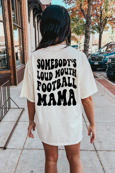 Loud Mouth Football Mama Tee