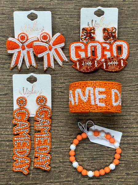 Game Day Accessories - Orange/White