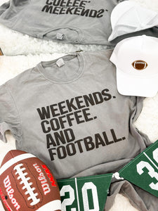 Weekends. Coffee. Football. Tee