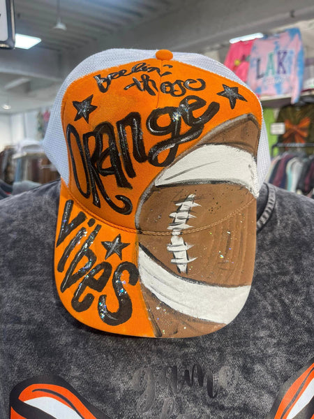 Custom Hand Painted Game Day Hats