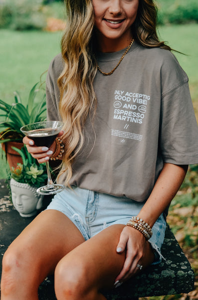 Good Vibes & Espresso Martinis Tee/Sweatshirt