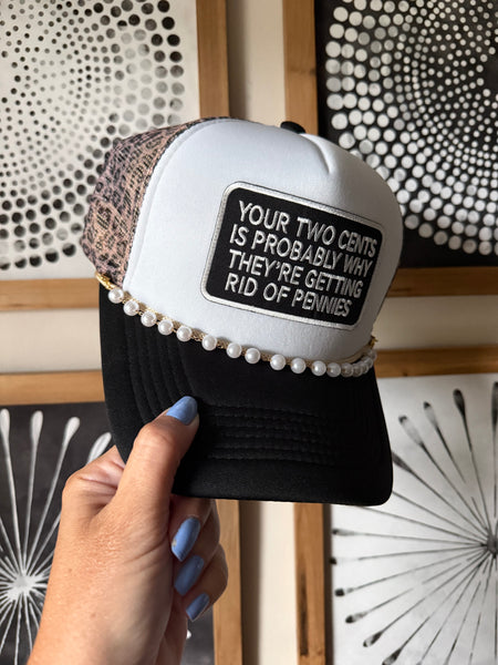 Two Cents Leopard Trucker