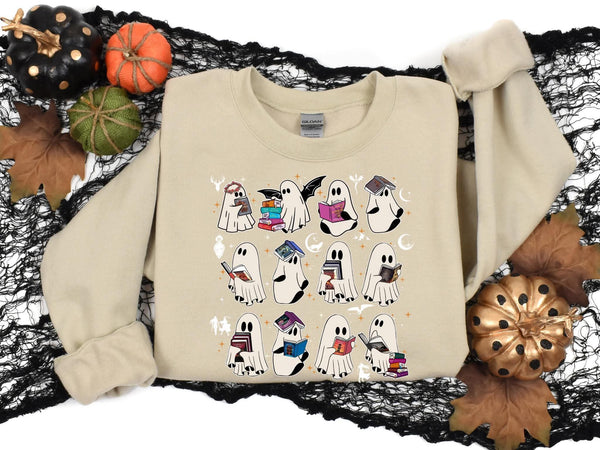 Bookish Ghosts Graphic Sweatshirt
