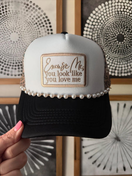 Excuse Me Leopard Trucker