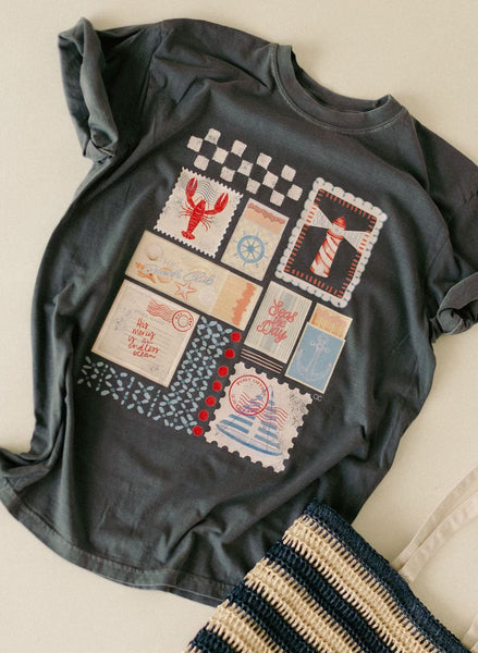 Seas The Day Stamp Tee