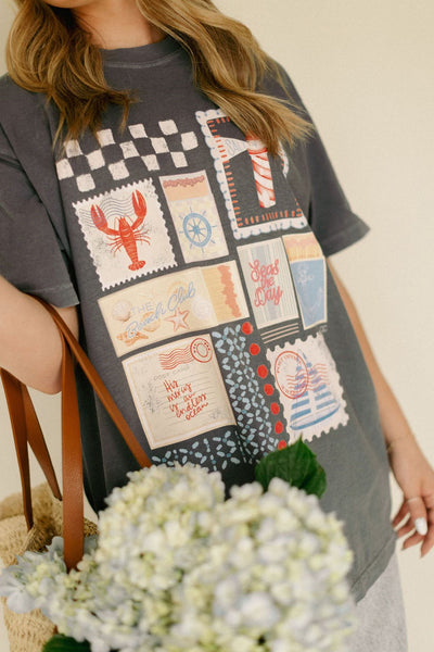 Seas The Day Stamp Tee