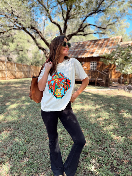 Stained-Glass Nativity Tee/Sweatshirt