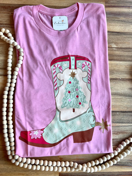 Christmas Boots Tee