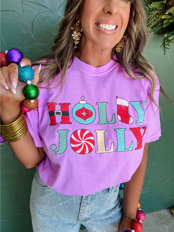 Holly Jolly Icon Tee