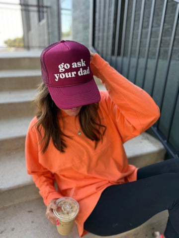 Go Ask Your Trucker - Maroon