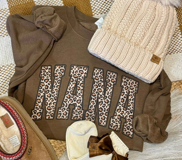Leopard Name Sweatshirt