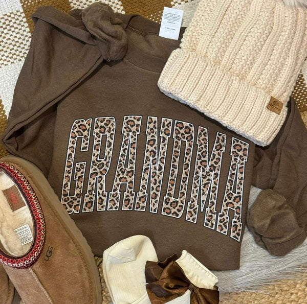 Leopard Name Sweatshirt