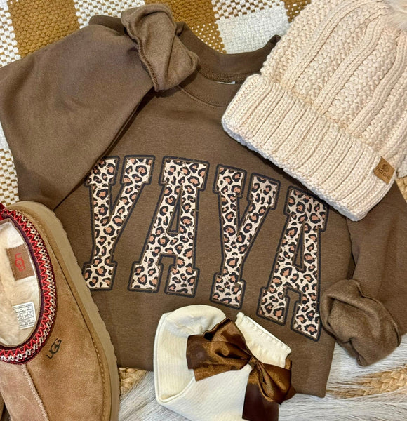 Leopard Name Sweatshirt