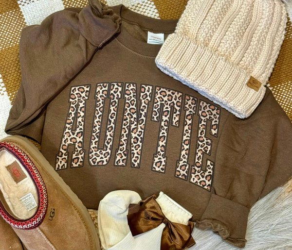 Leopard Name Sweatshirt