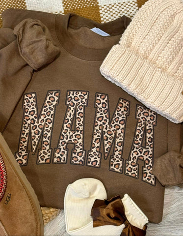 Leopard Name Sweatshirt