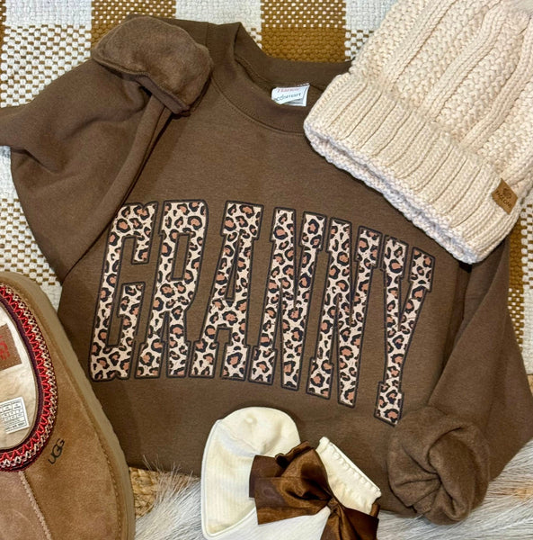 Leopard Name Sweatshirt