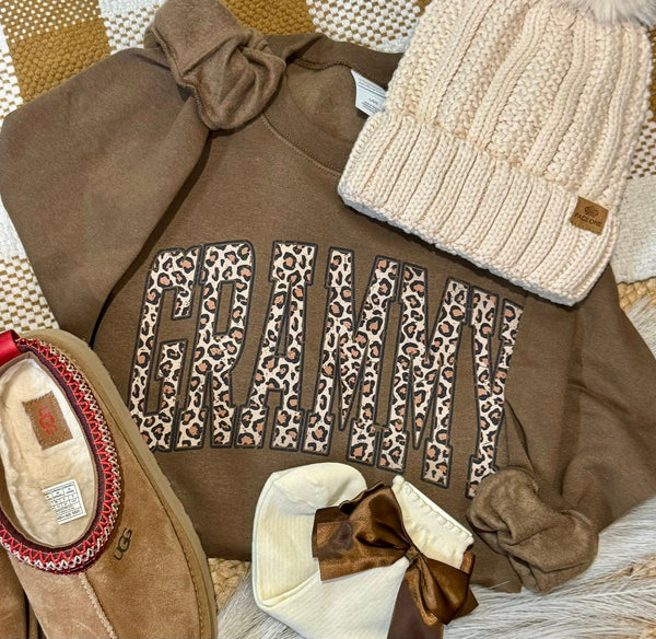 Leopard Name Sweatshirt