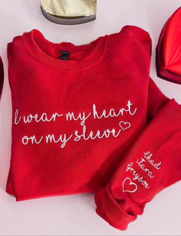 Heart On My Sleeve Sweatshirt