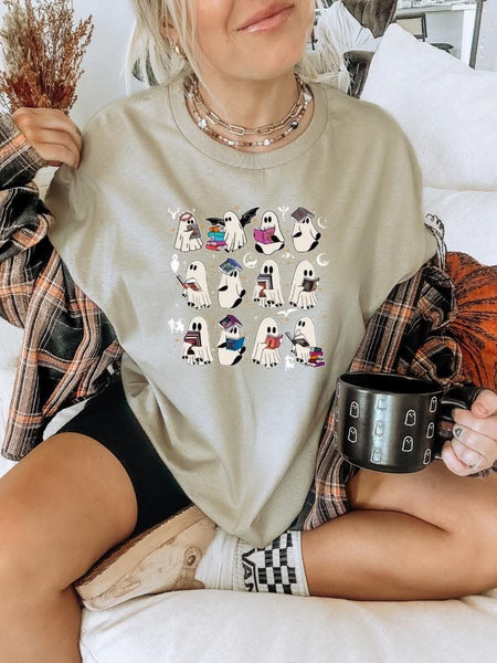 Bookish Ghosts Graphic Tee