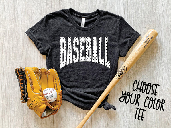 Baseball Polka Dot *Pick Your Color* WEEKEND SALE