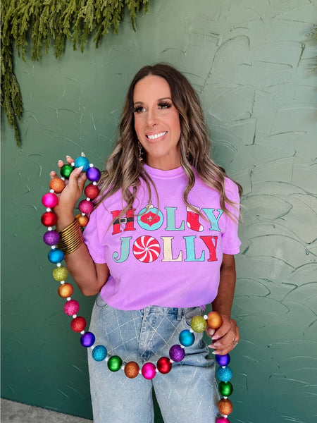 Holly Jolly Icon Tee