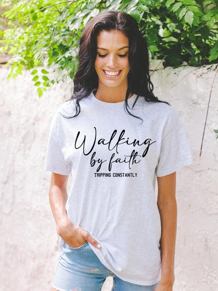 Walking Bt Faith Graphic Tee